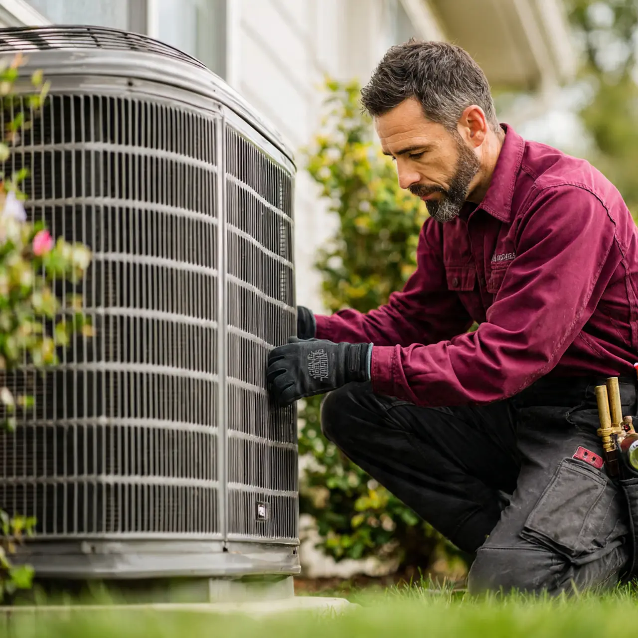 AC maintenance technician providing expert cooling system care in Pearland Texas