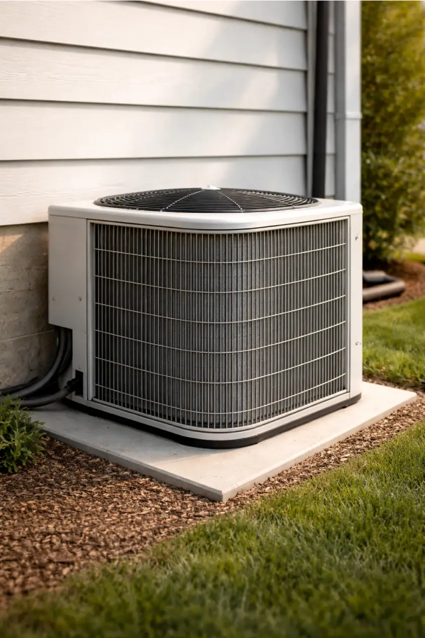 Air conditioning system after professional AC repair service in Pearland Texas