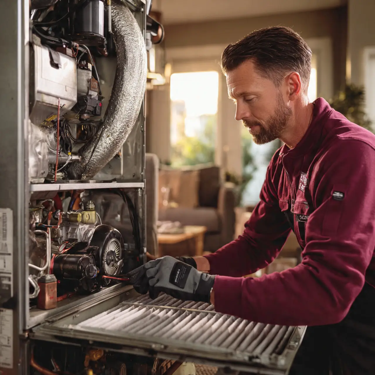 Reliable furnace cleaning service improving home comfort in Pearland Texas