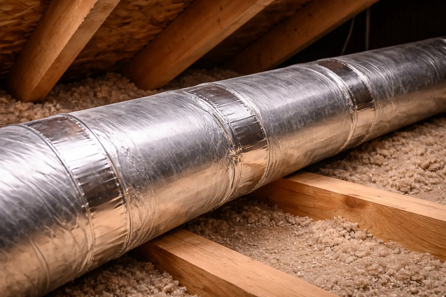 Sealed air ducts improving airflow efficiency and extending HVAC lifespan in Pearland Texas