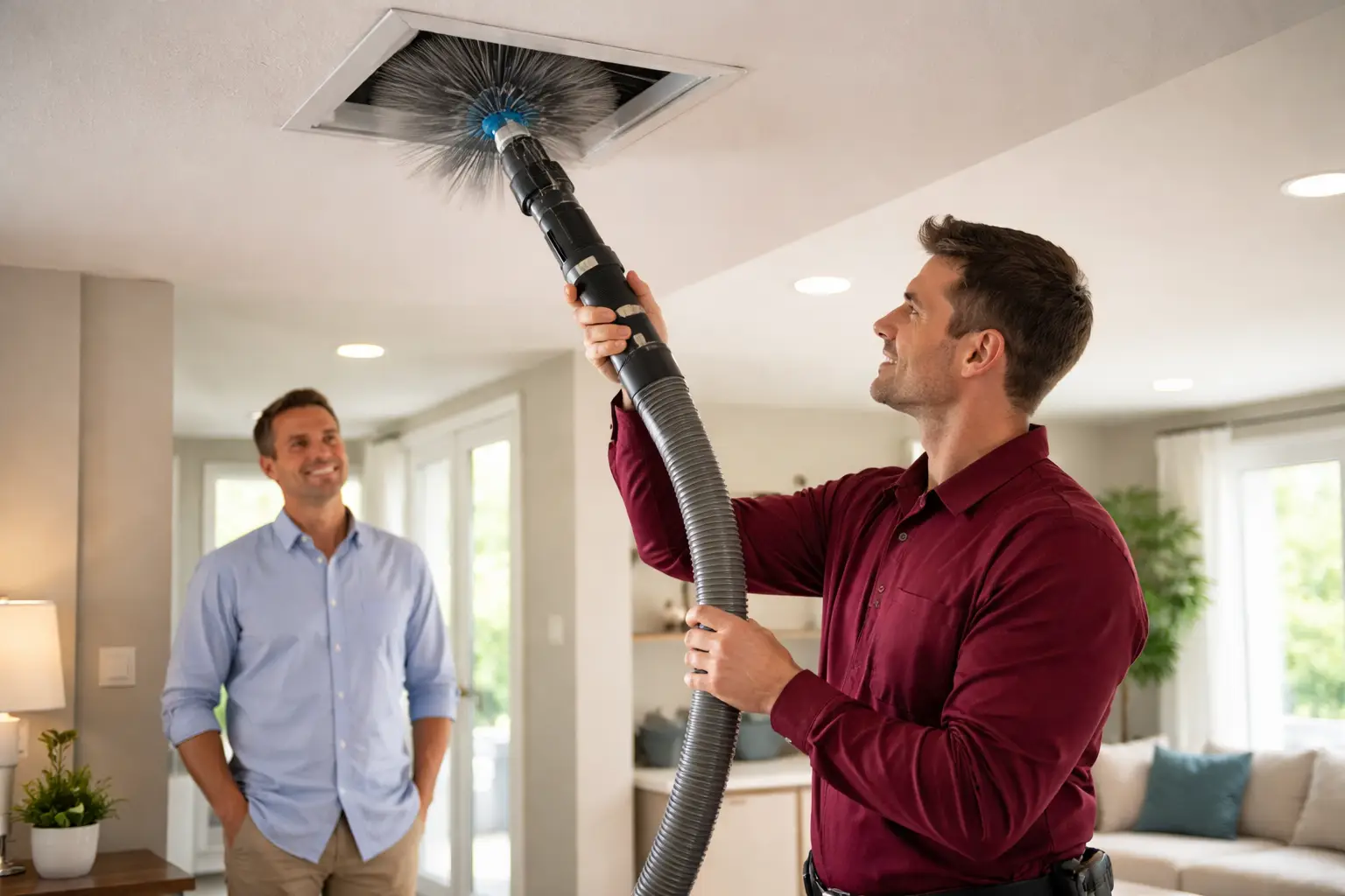 Trusted air vent cleaning technician providing reliable service in Pearland Texas